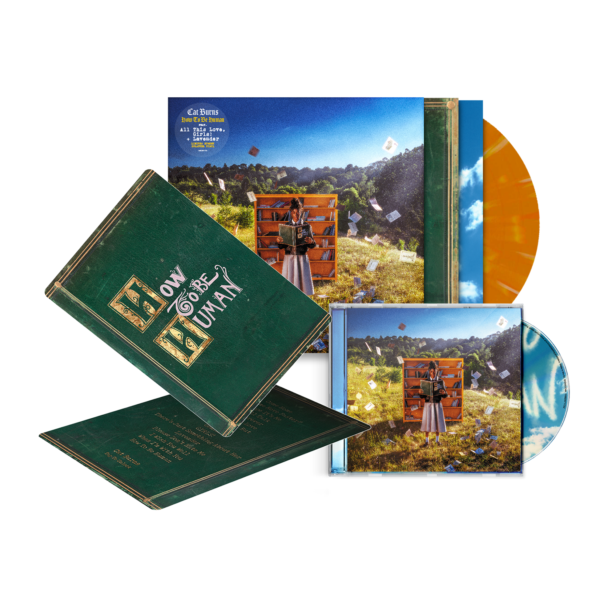 How to be Human | CD + Splatter Vinyl Bundle + NFC Card