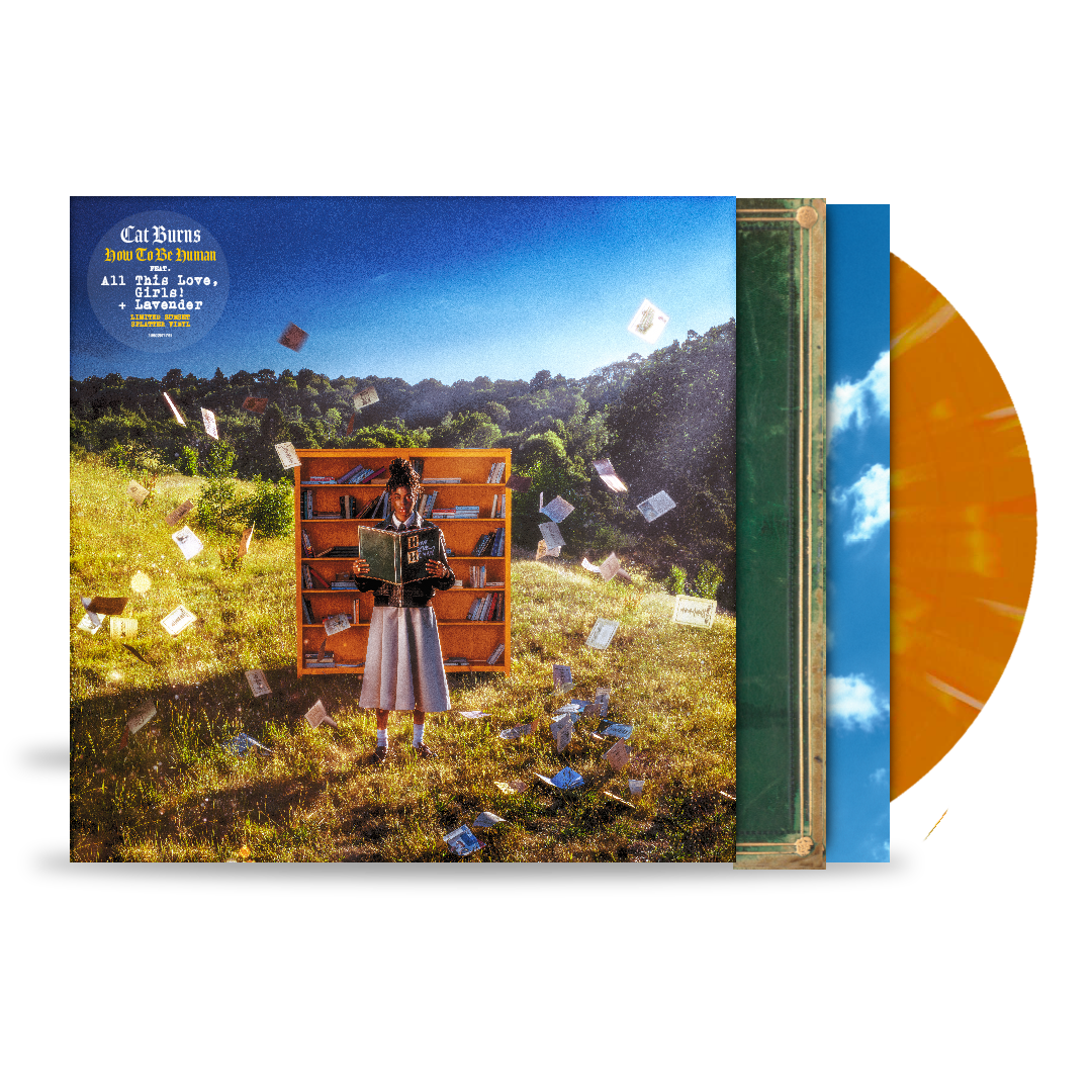 Cat Burns - How to be Human | Exclusive Orange Splatter Vinyl + Signed Art Card