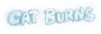 Blue Cloud Cat Burns logo